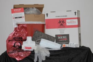 Biohazard Blood Spill Clean Up & Disposal Kit