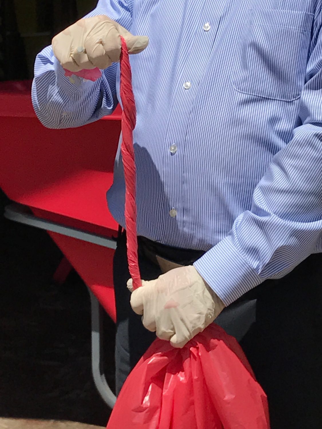 How to Properly Tie a Biohazard Bag Red Bag Waste