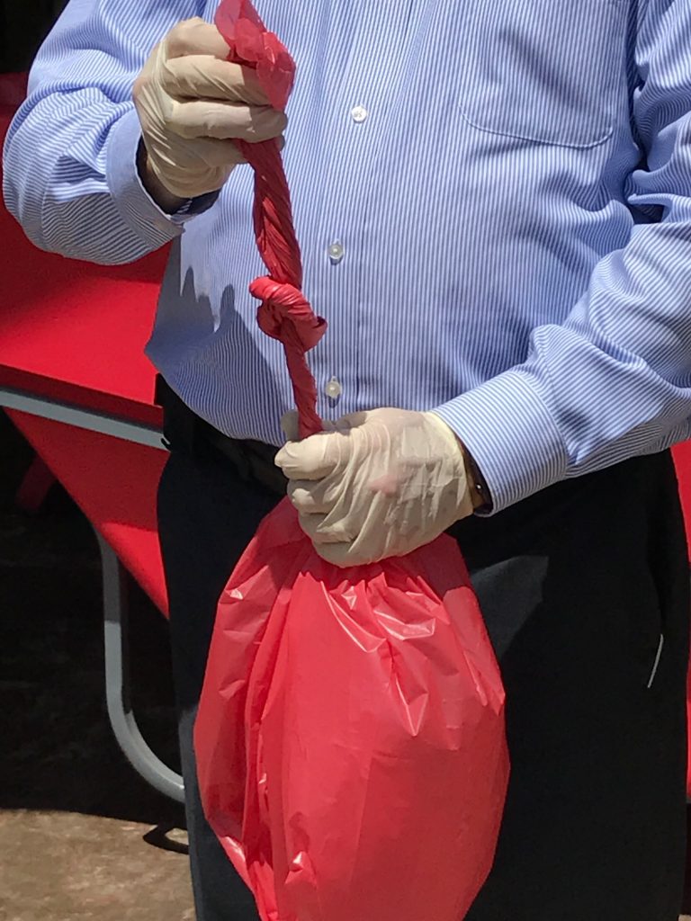 How to Properly Tie a Biohazard Bag Red Bag Waste