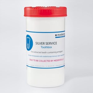 Silver Service Toothbox Mailback Container Silver Service Toothbox Mailback Container