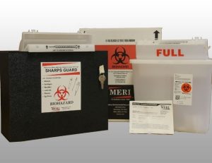 Sharps Box and sharps container mailback box