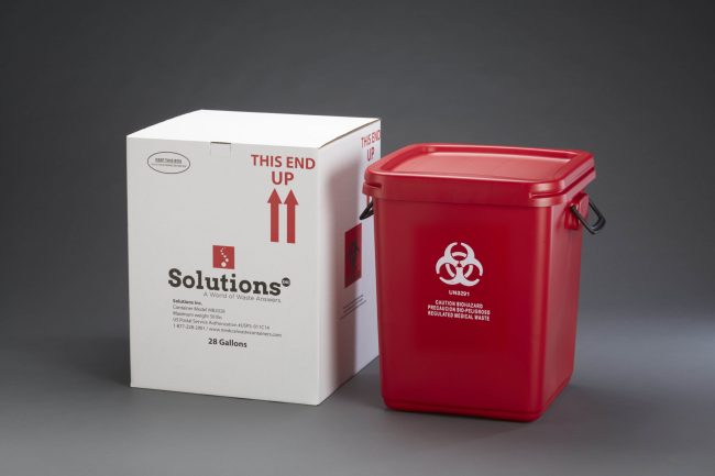 28 Gallon Biohazard Disposal Mailback Container
