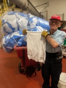 proper blue wrap recycling