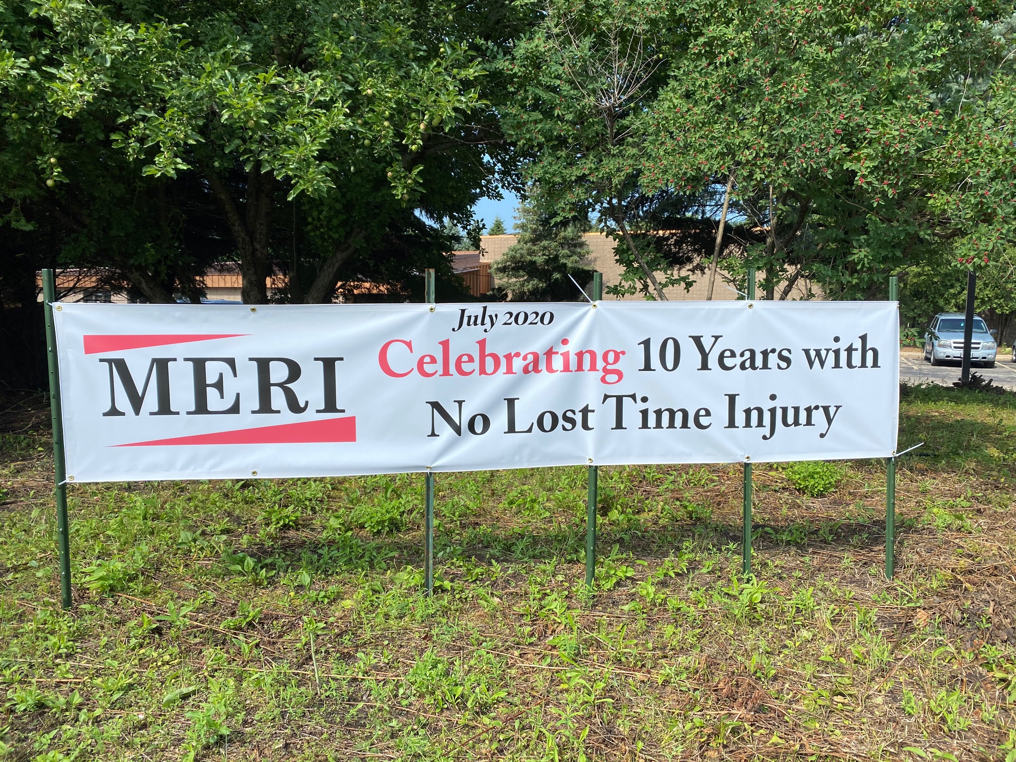 10 yrs LTI 10 years no lost time accidents at MERI