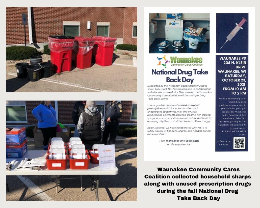 Waunakee sharps and drug take back day