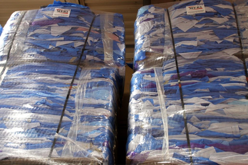 Bales of Blue Wrap