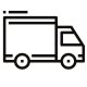 Icon of moving box truck