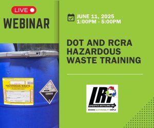Live Webinar for DOT and RCRA Training